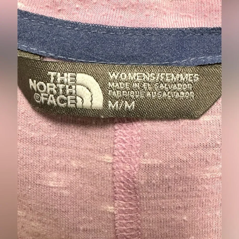 The North Face purple vneck tee with cap sleeves - Picture 3 of 5